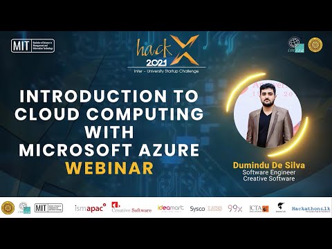 Introduction to Cloud Computing with Microsoft Azure | hackX 2021 | University of Kelaniya
