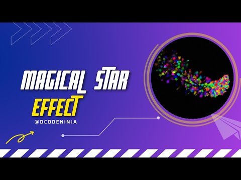Create a Magical Star Sparkle Animation with CSS Step-by-Step Tutorial | HTML | CSS | @DCodeNinja