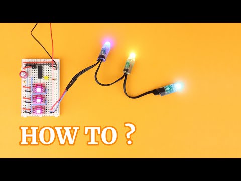 How to use WS2812 “NeoPixel” LEDs with a PIC microcontroller