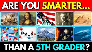 Are You Smarter Than a 5th Grader? 🤔 | General Knowledge Quiz 📚