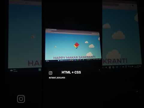 Happy makar Sankranti everyone #makarsankranti #frontend #coding #htmlcss