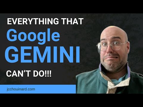 EVERYTHING that Google Gemini CAN'T Do!!