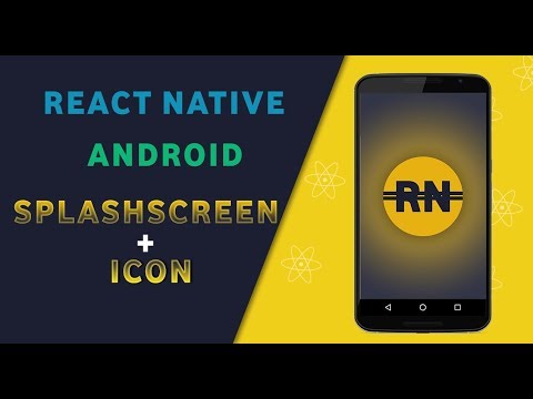 Android splash screen, React Native example