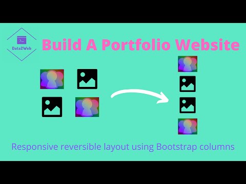 Responsive reversible layout using Bootstrap