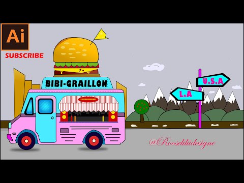 [TUTO] HOW TO MAKE A VECTOR DRAWING WITH ILLUSTRATOR CC COMMENT fAIRE CRÉER UN DESSIN VECTORIEL