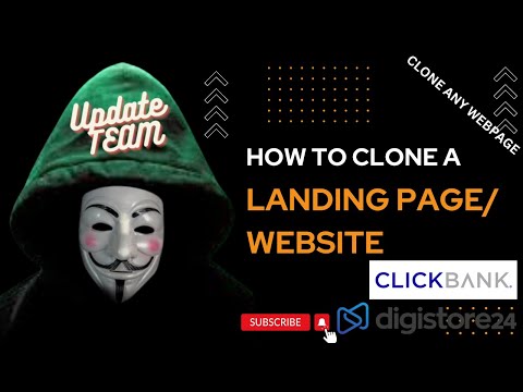 Easy Way to Clone Any Landing Page Website - Clone a page