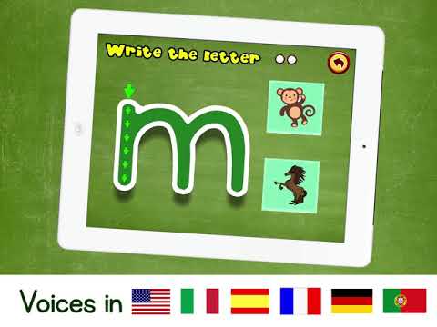 ABC Dinos. Improve reading and writing for preschoolers