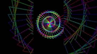 🌈 Hypnotic Flower Pattern Animation | Mesmerizing Turtle Graphics 🌺 #python #shorts