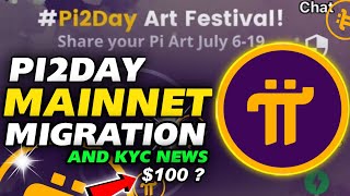 Pi2Day Mainnet Migration and KYC news | Pi network new update and price value
