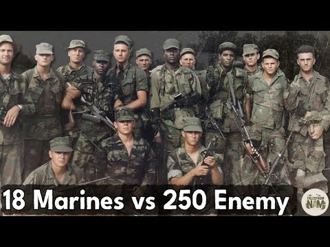 18 MARINES LAUGH IN THE FACE OF FEAR SURROUNDED 12 TO 1 | Vietnam War Story