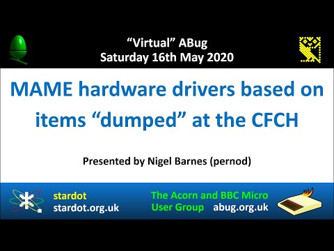 ABug 03: BBC Micro MAME Hardware drivers based on items "dumped" at the CFCH (Nigel Barnes)
