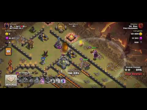 Some attacks from war #attack#war#clashofclans#greatattack#coc