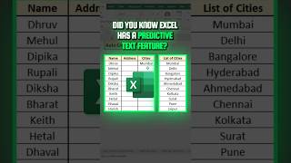 Mastering Excel: Harnessing the Power of AutoComplete for Faster Data Input! #ExcelProductivity