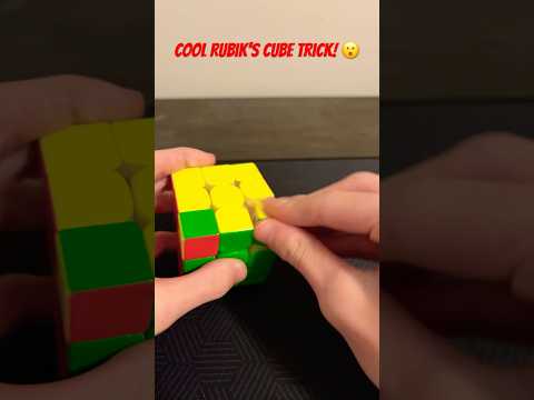 Cool Rubik’s cube trick! #cubing #rubikscube #shorts #cool #viralvideo #lifehacks