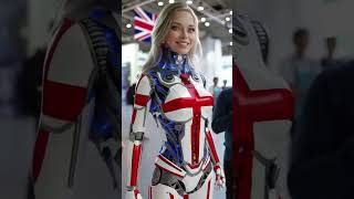 British AI Cyborg Unveiled at Tech Expo – Union Jack Design! 🇬🇧🤖