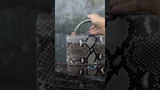 Polette #bag in natural uncoloured skin. Link to purchase on comment. #bags#pythonbag #bagshop