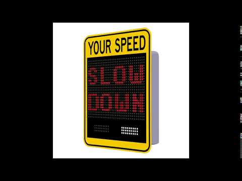 SafePace Evolution 15FM Driver Feedback Radar Speed Sign