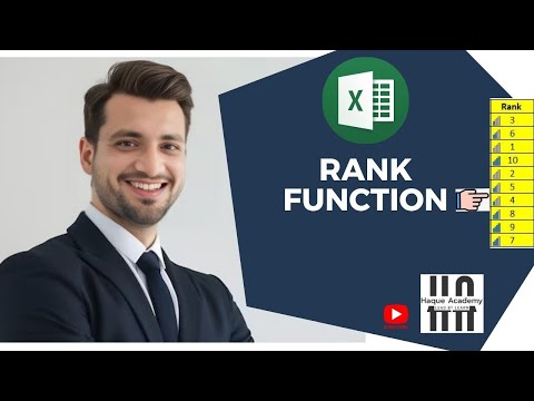 "How to Use the RANK Function in Excel for Data Analysis"
