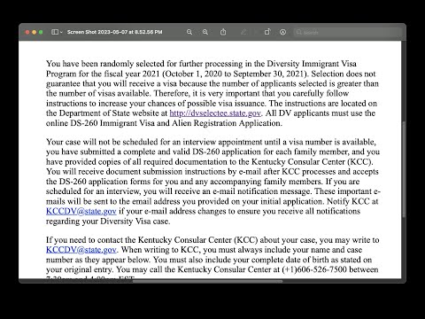How to Check DV Lottery Results | Greencard If Selected (May 6th 2023)