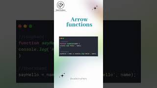 JavaScriptSHORTHAND TECHNIQUES | Codecrushers #javascriptframework #code #coding #viral #trending