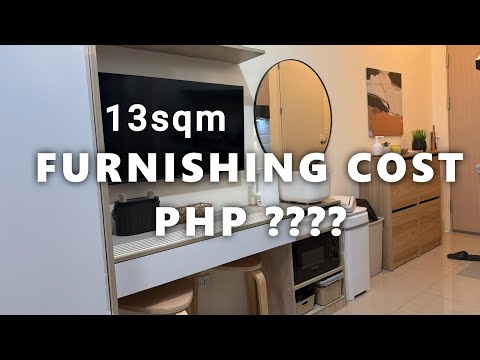 How Much I Spent Furnishing My 13sqm Condo Unit | Living Small in the Philippines