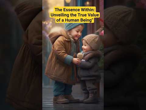 "The Essence Within: Unveiling the True Value of a Human Being"