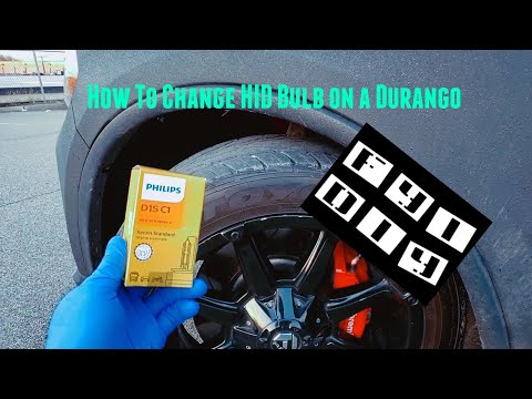 How To Change Headlight Bulb on a Durango RT 2011-2020 - Subscribe Now For More Tips