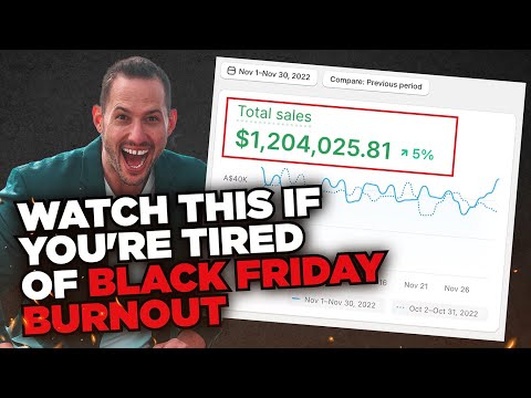 Watch this if you're tired of Black Friday Burnout