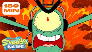 3 Hours of Plankton Causing Chaos! 💥 | @SpongeBobOfficial