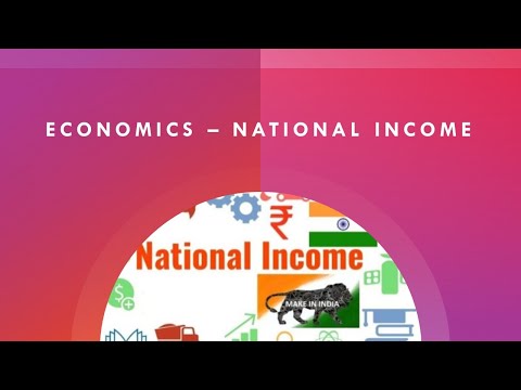 ECONOMICS - NATIONAL INCOME ACCOUNTING | REGISTERED VALUER COUSE |