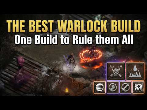 The BEST Warlock Build 😈 One Build to Rule them All | D2R P8 TZ96