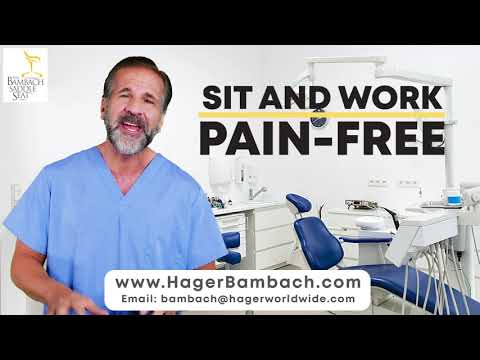 Sit and Work Pain Free with the Bambach Saddle Seat