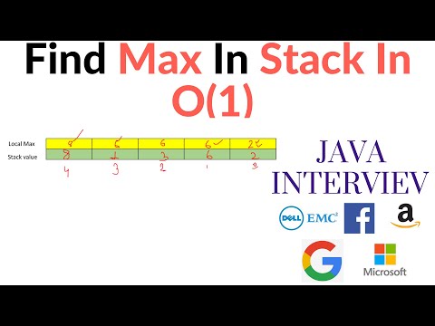 Find Max in order O(1) from a stack without using another stack.