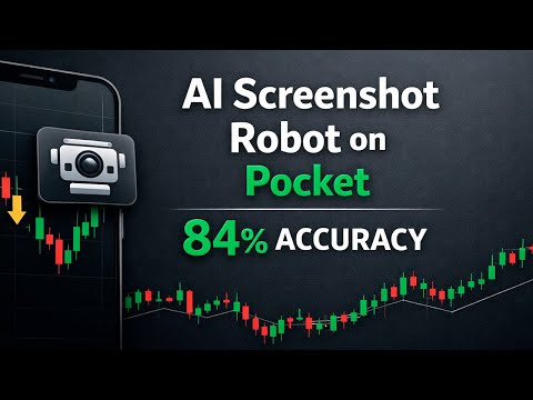Trading on Pocket Option with AI Screenshot Bot | binary options robot | trading bot