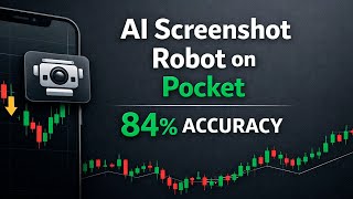 Trading on Pocket Option with AI Screenshot Bot | binary options robot | trading bot