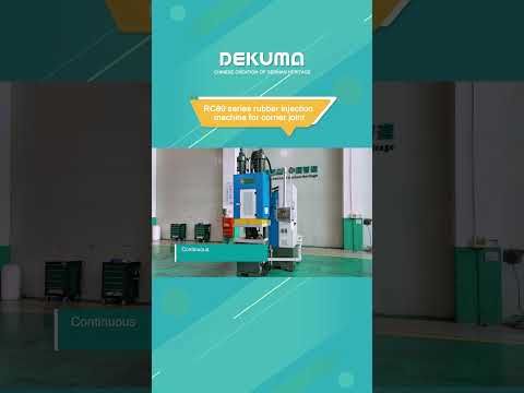 RC80 series rubber injection molding machine for corner joint