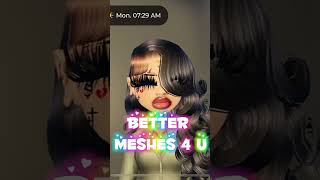 𝐌𝐄𝐒𝐇𝐄𝐒 𝟒 𝐔ఌ #berryave #roblox #tutorial #mesh #faces #prettygirl #cute