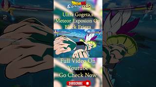 Ultra Gogeta VS Black Frieza Epic Fight.#dragonballsuper #sparkingzero #gogeta #dragonballz #games.