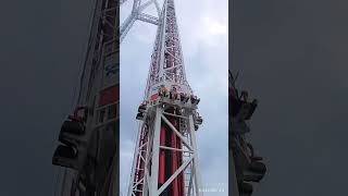 Power Tower at ​Cedar Point #cedarpoint #powertower #droptower #themepark #topthrillbrothers #launch