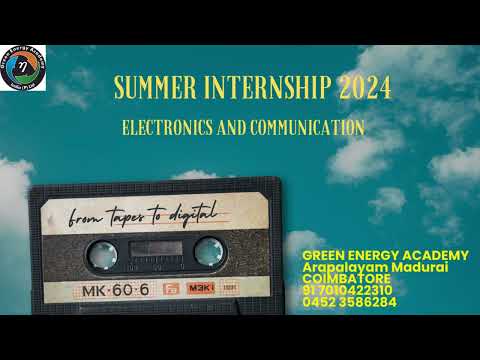 Why Choose an Electronics and Communication Engineering Internship | 7010422310#virudhunagar