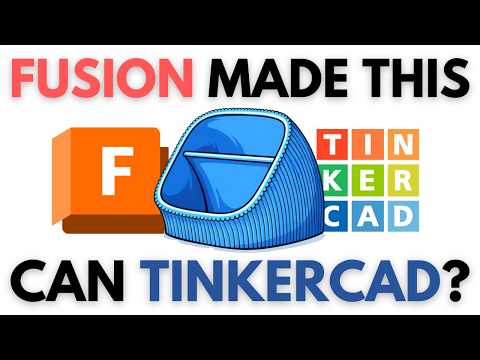 Can Tinkercad recreate a desk organizer originally made using Fusion?