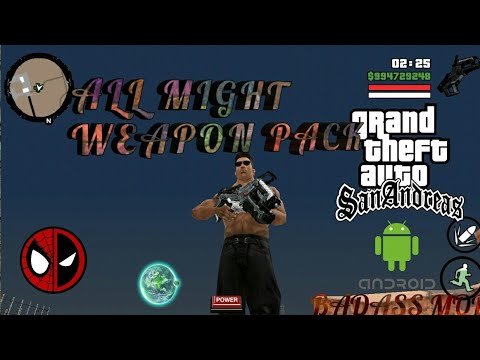 Gta sa ALL MIGHT weapon mod | Badass modz