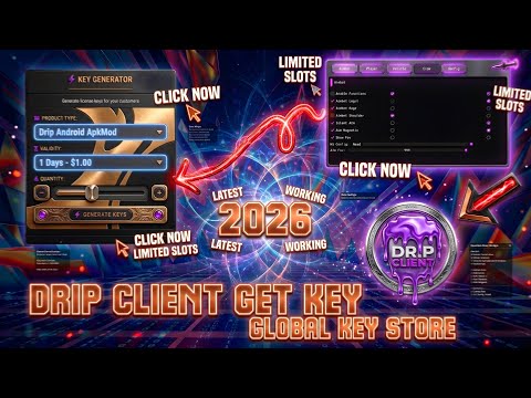 DRIP CLIENT V6.1 | DRIP CLIENT KA KEY SAKE NIKALE | DASHBOARD PANEL DRIP CLIENT || GLOBAL KEY STORE 