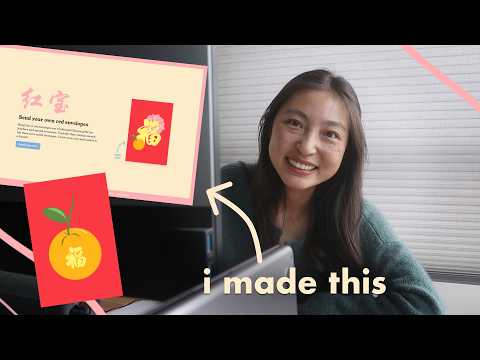 I made digital red envelopes to send to my friends