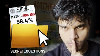 Secret Questions I solved to Score 100/100 in Maths!