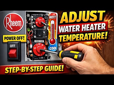 ✅ Temperature Adjustment for Water Heater