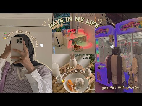 ✎days in my life: first day of school, trying mango sticky rice, day out!
