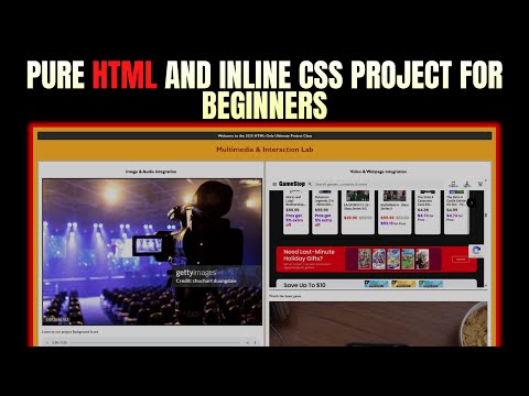Build Your First Webpage in 1 Video | Game Fan Club Project (HTML Basics)