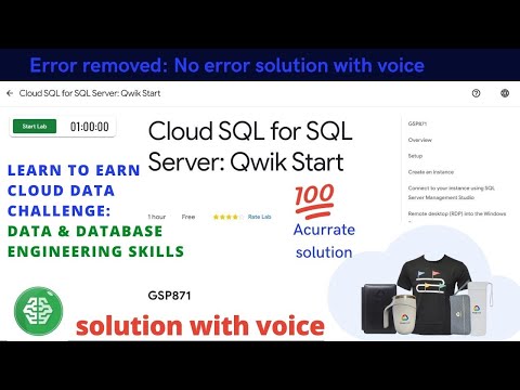 Cloud SQL for SQL Server Qwik Start #green badge #learntoearn  #Data & Database Engineering Skills
