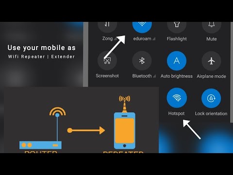 Use Your Mobile As WiFi Extender (Repeater) | Network Bridge | Turn on WiFi &Hotspot simultaneously